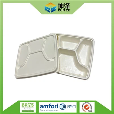 Heitt matarbakki með loki